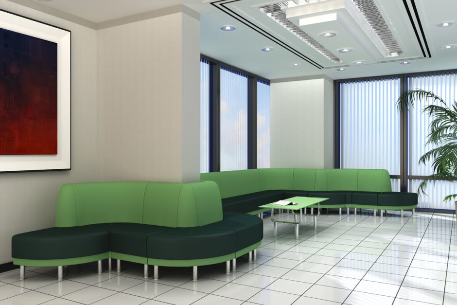 Диван в фойе