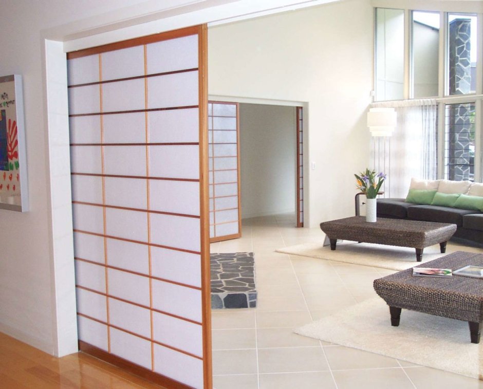 Перегородка-купе для зонирования комнаты