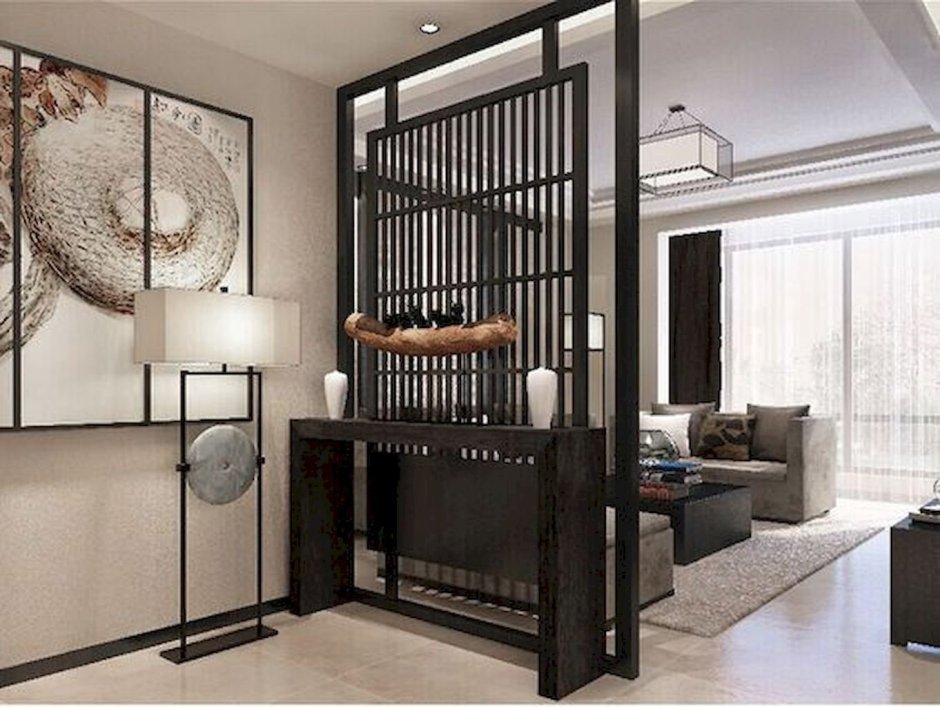 Межкомнатная перегородка раздвижная в японском стиле