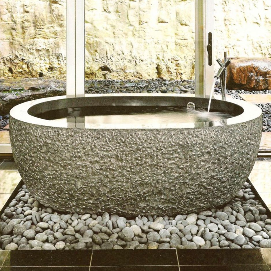 Ванная из цельного камня