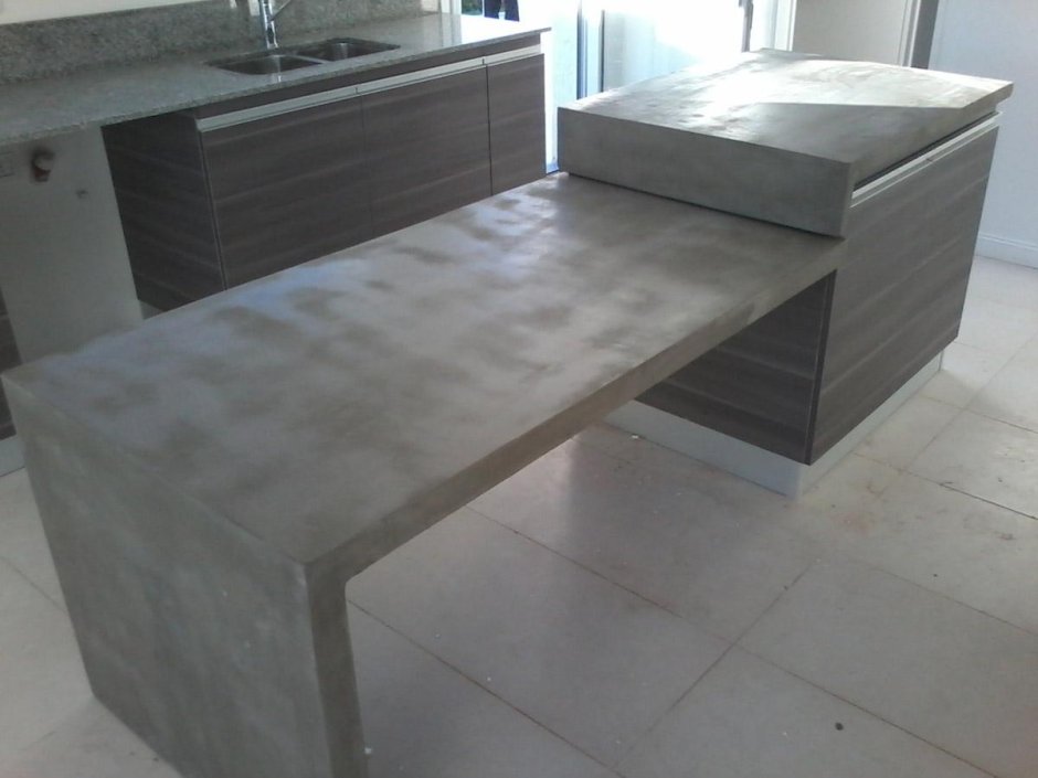 Микроцемент столешница
