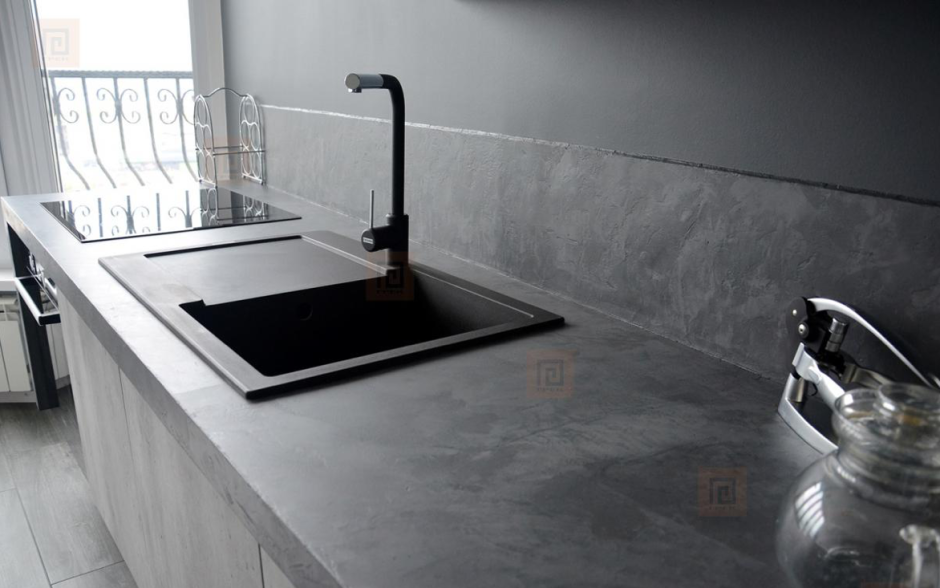 Микроцемент столешница