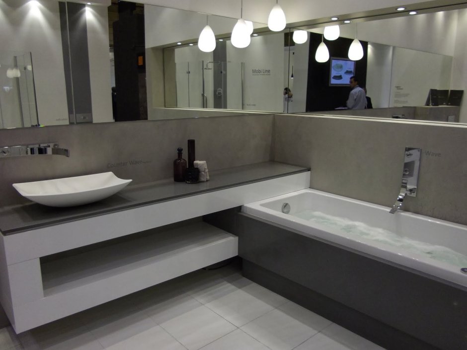 Раковина микроцемент