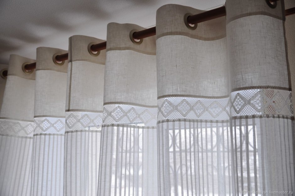 Гардина для штор с кольцами