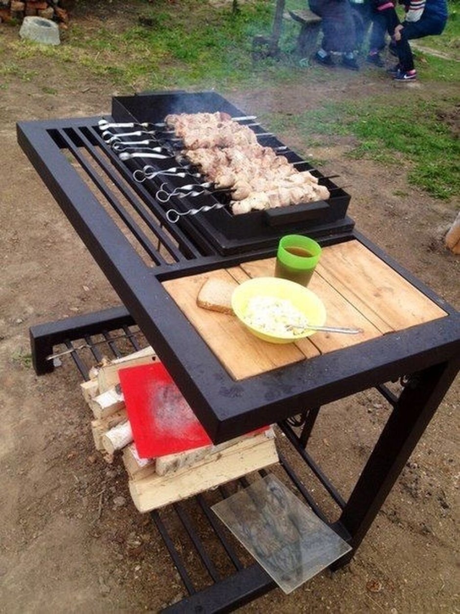 Летняя кухня из паллет