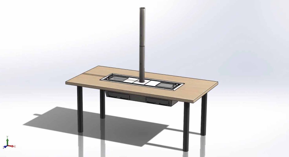 Стол для барбекю уличный