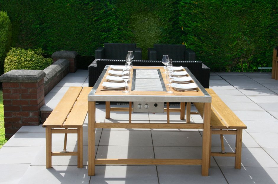 Мангал со столом