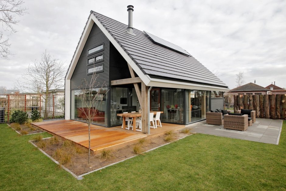 Дом в стиле барнхаус Скандинавия