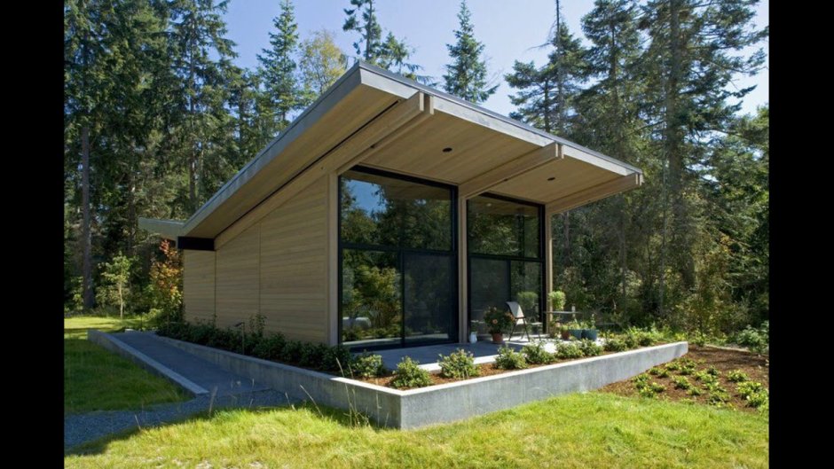 Эко-брутализм экстерьер