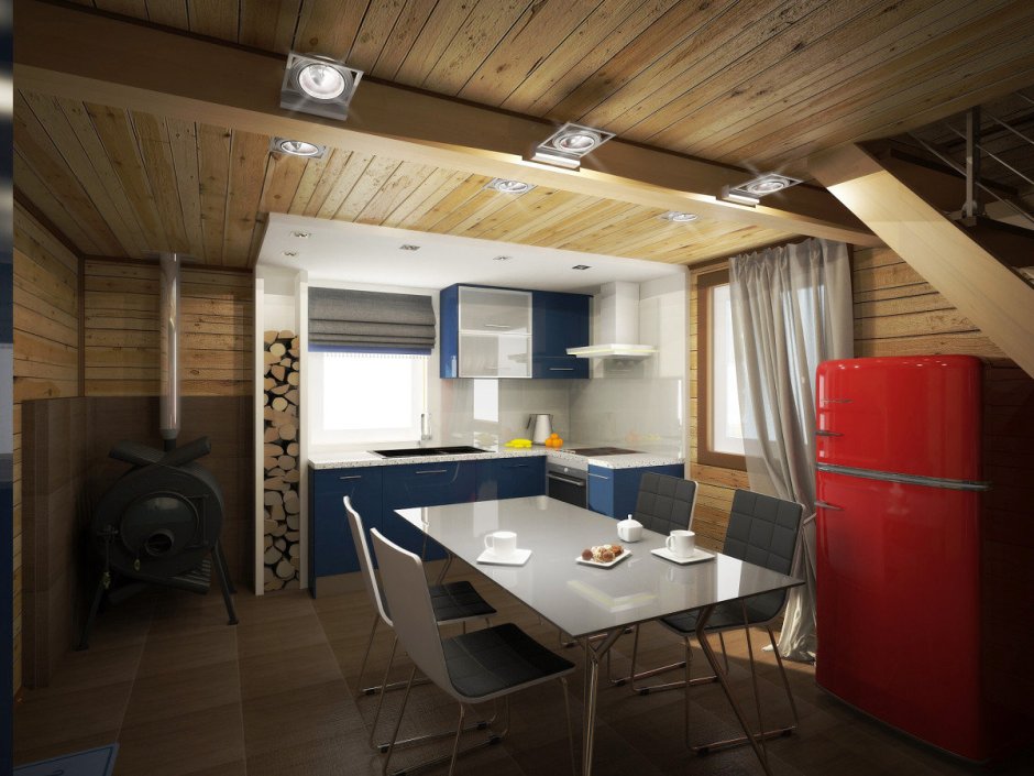 Барнхаус односкатный