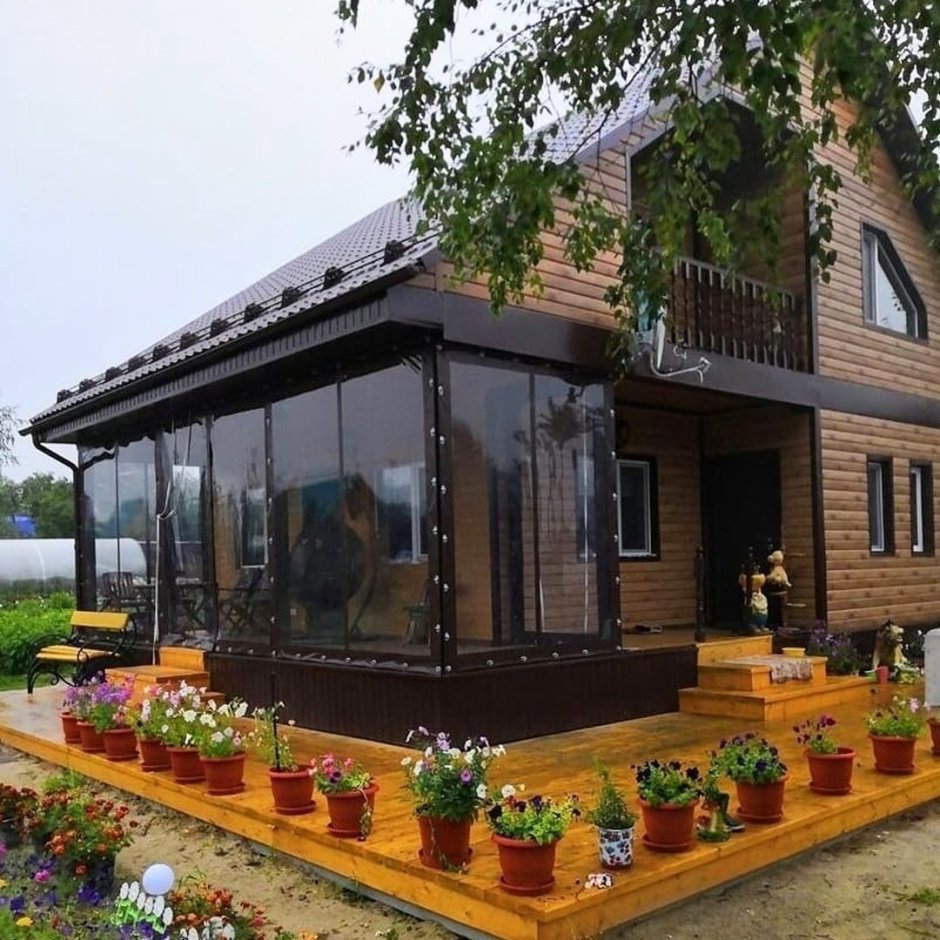 Tiny House с односкатной крышей