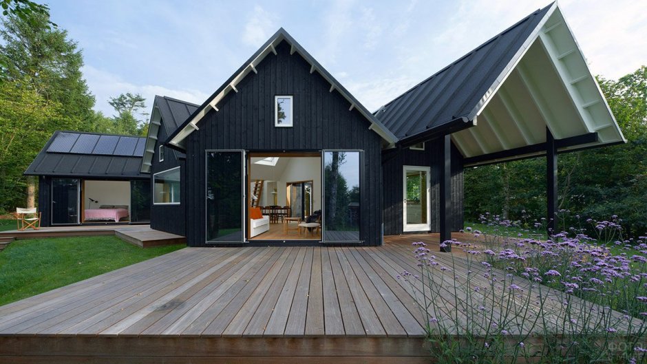 Современный каменный дом