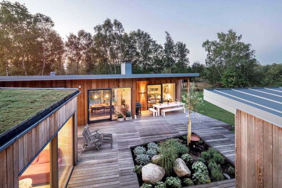 Современный деревянный дом