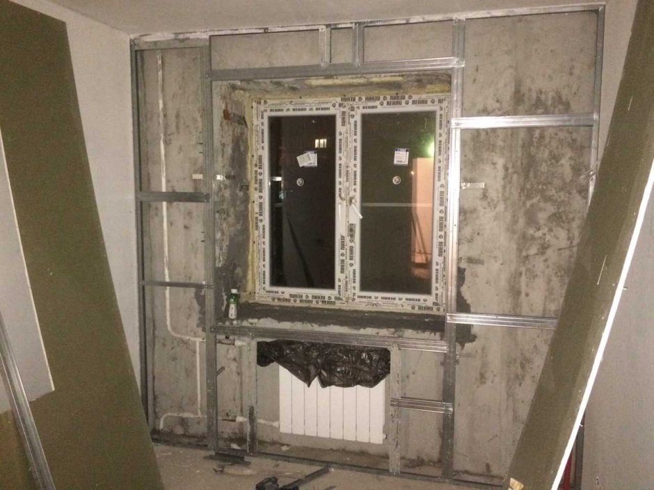 Зашивка труб отопления