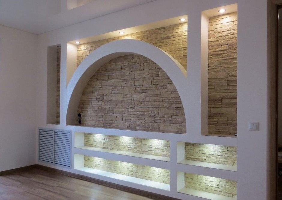 Стена из гипсокартона