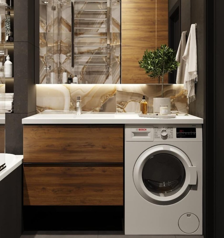 Ванная со стиральной машиной