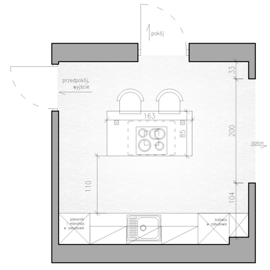 Кухонный остров Размеры