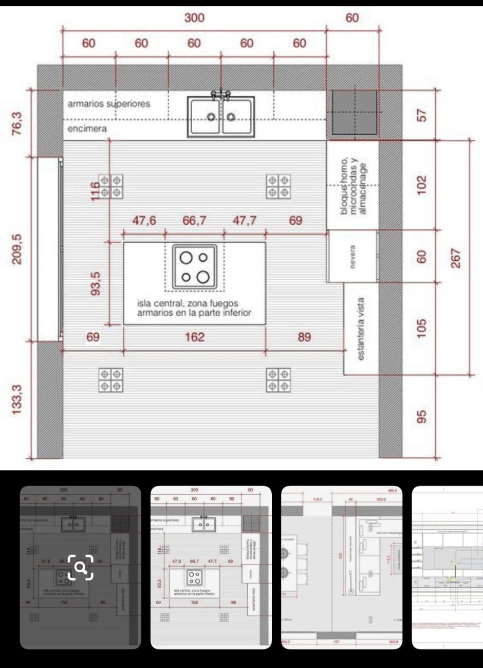 Кухонный остров Размеры