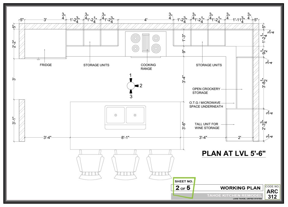 Кухня и кухонный остров эргономика