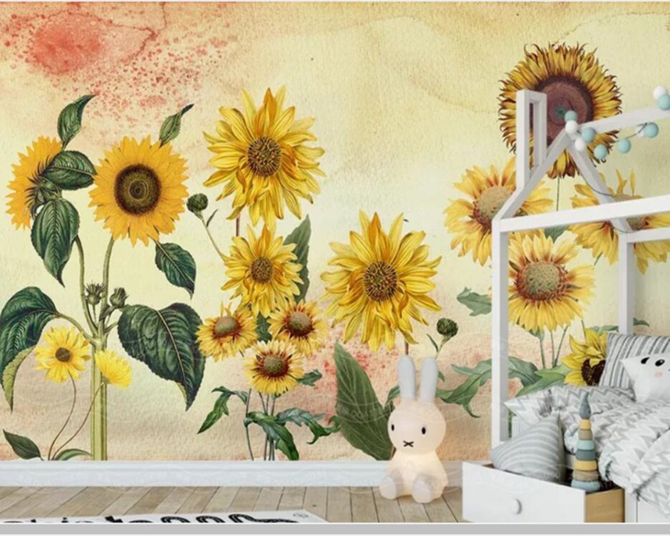 Декор из подсолнухов