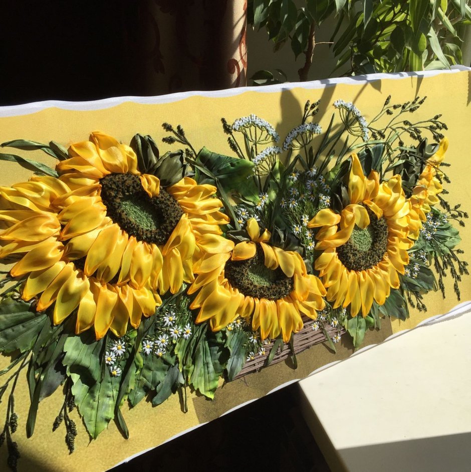 Бумажный подсолнух