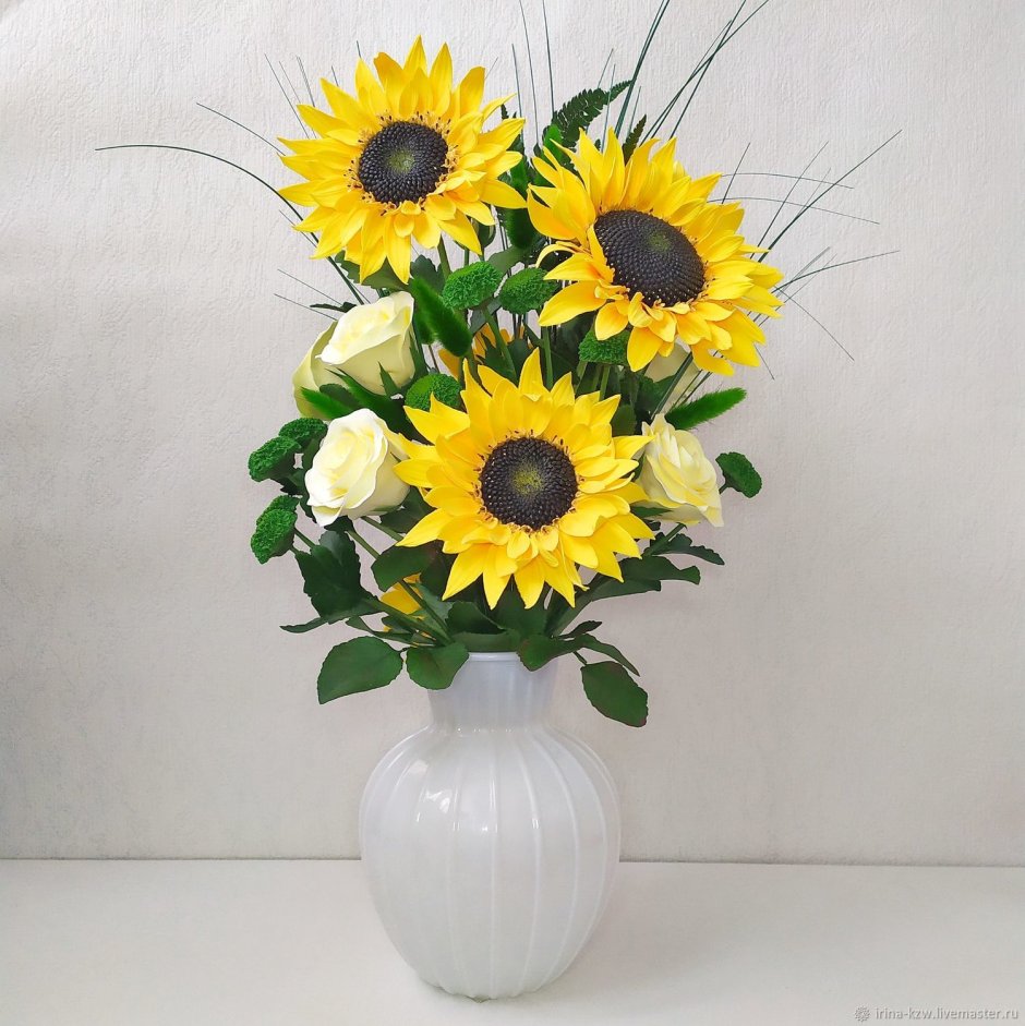 Роспись стен Подсолнухи