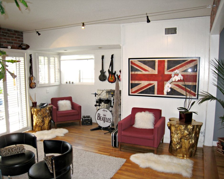 Комната в рокерском стиле