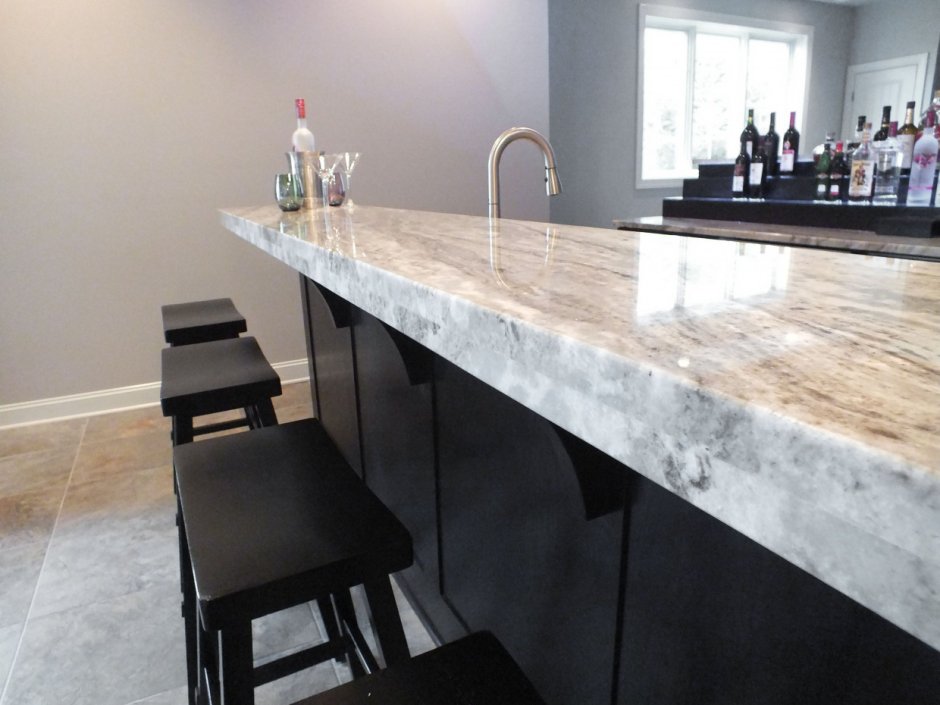 Мраморная барная стойка