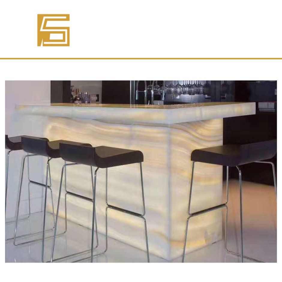 Барная стойка облицованная плиткой