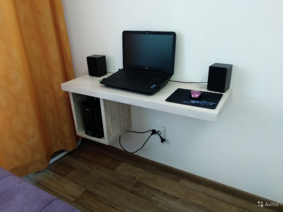 Подвесная столешница для компьютерного стола