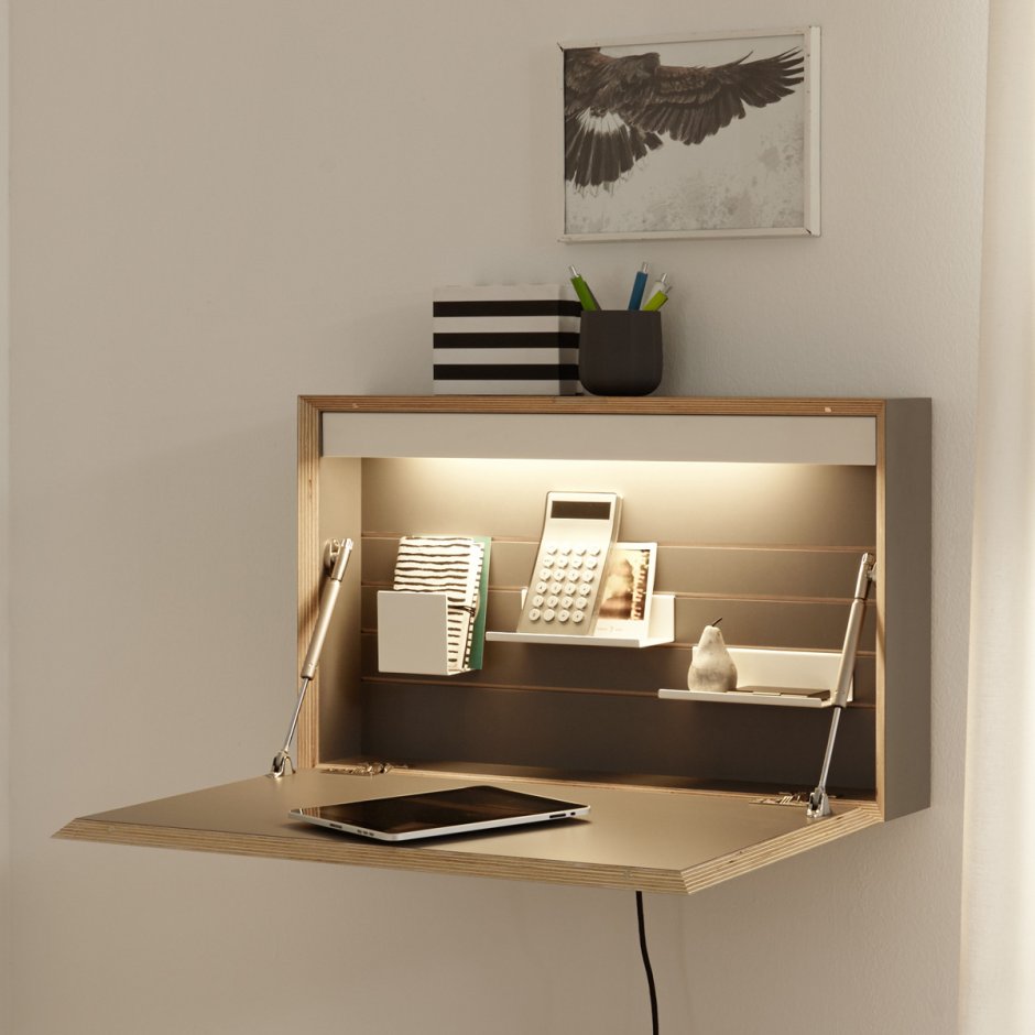 Стол подвесной на стену