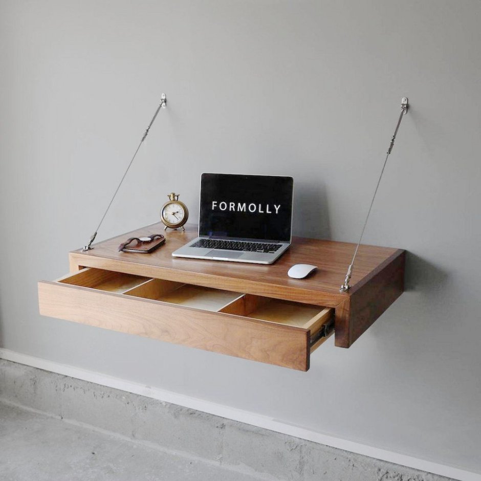 Стол навесной на стену