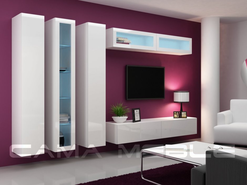 Стенка Модерн Виго МДФ глянец