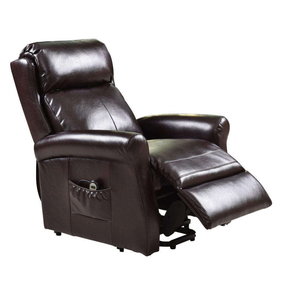 Е1459-319 (Electric Recliner Chair & Power Headrest) кресло "Невада" Ritz Whiskey