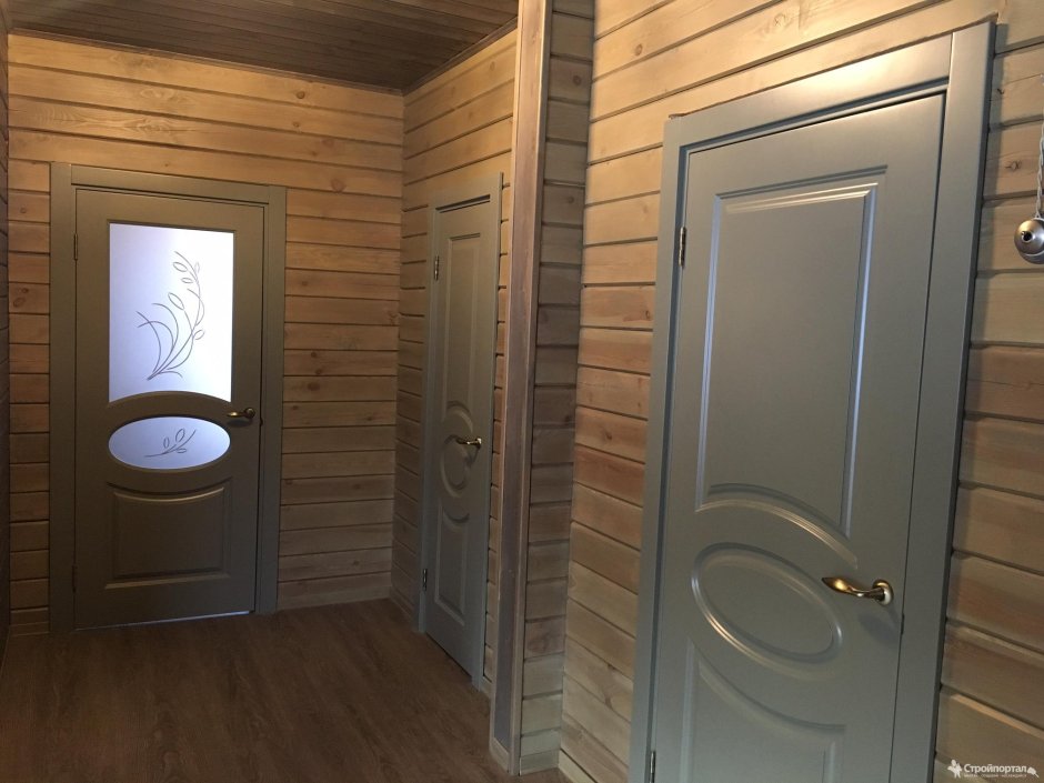 Межкомнатные двери в деревянном доме