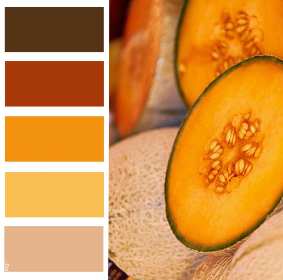 Горчичный палитра