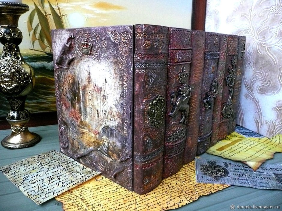 Красивые раскладки с книгами