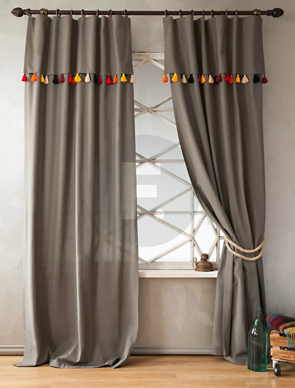 Шторы с кантом по верху