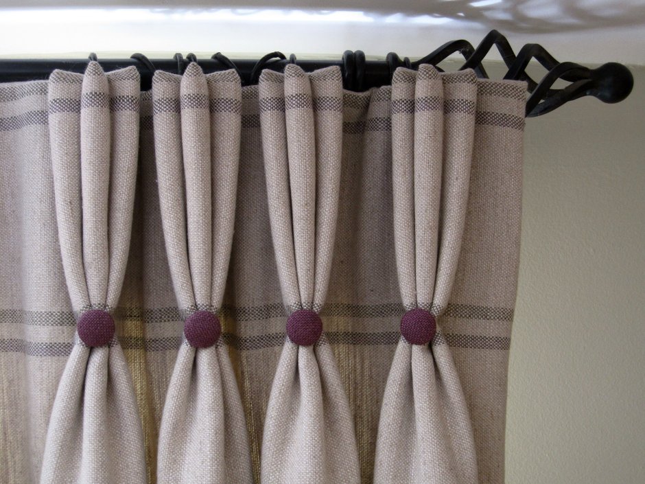 Французская складка на шторах