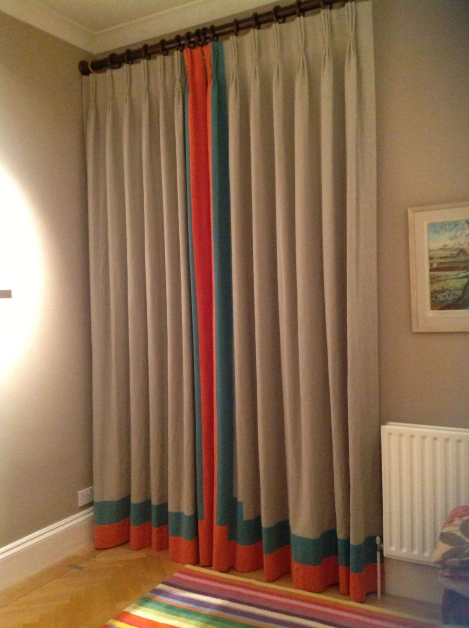 Шторы с окантовкой