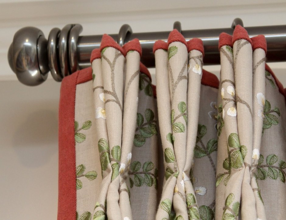 Ручная складка на шторах