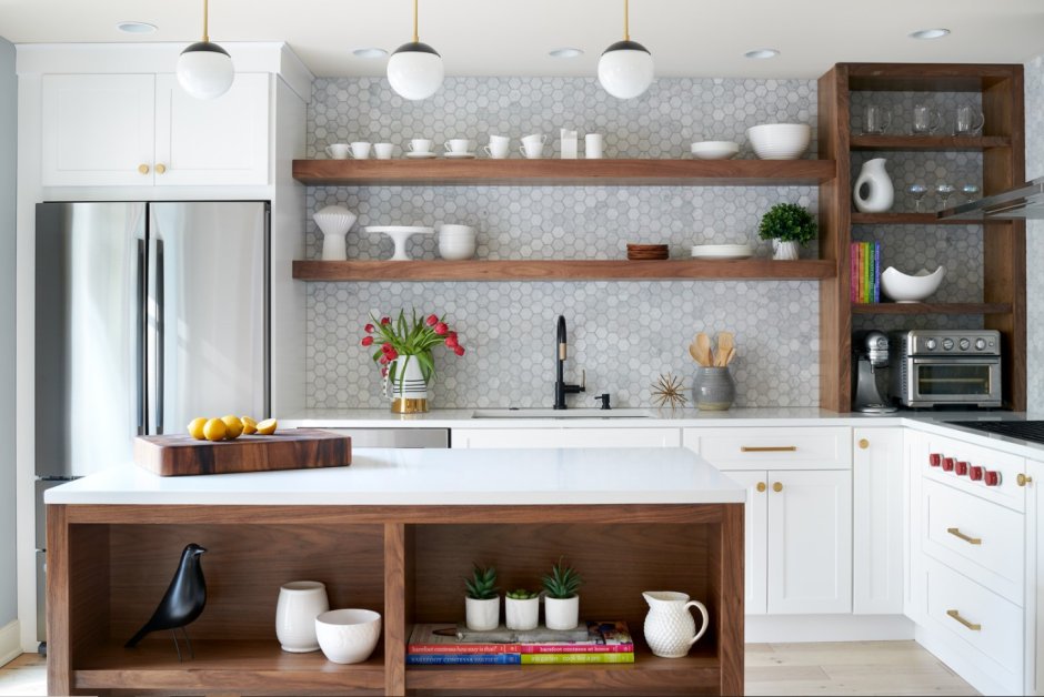 Кухня икеа с антресолями