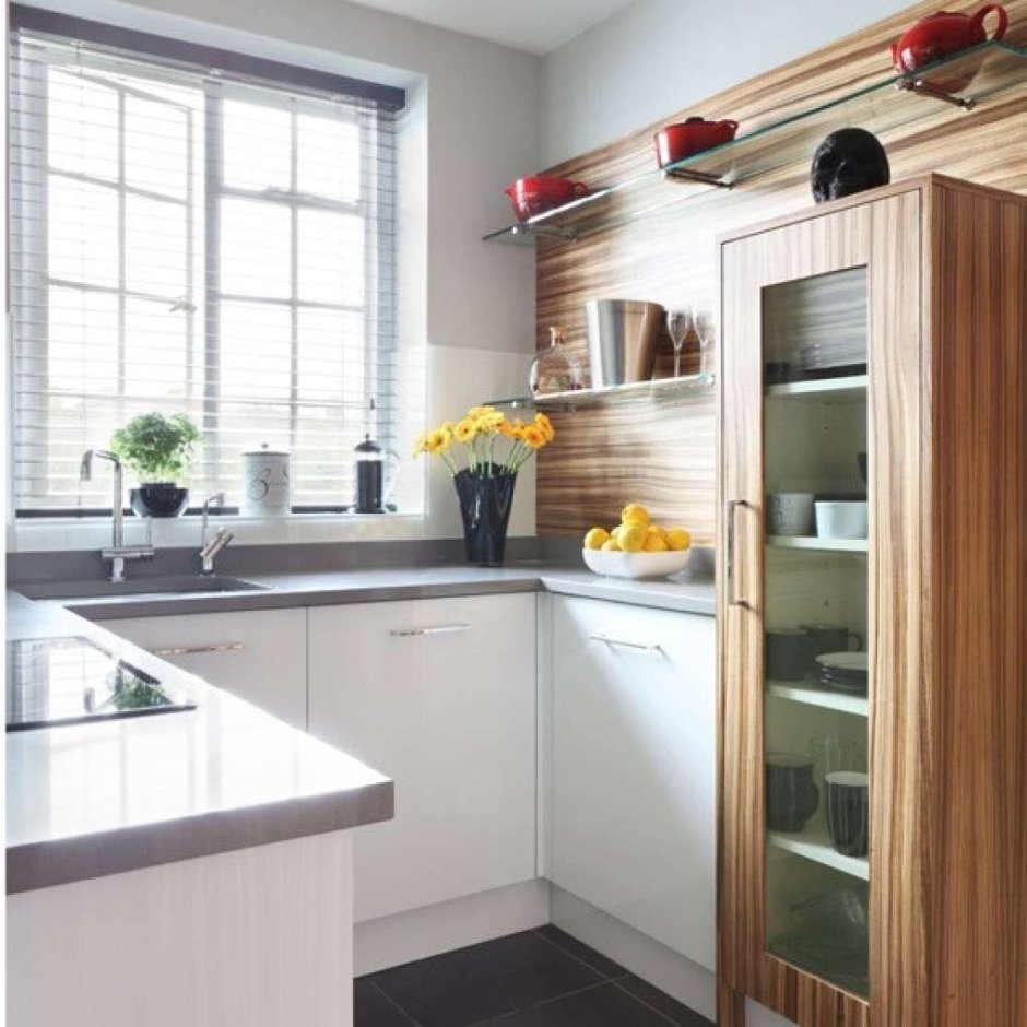 Полки на кухне в стиле Сканди