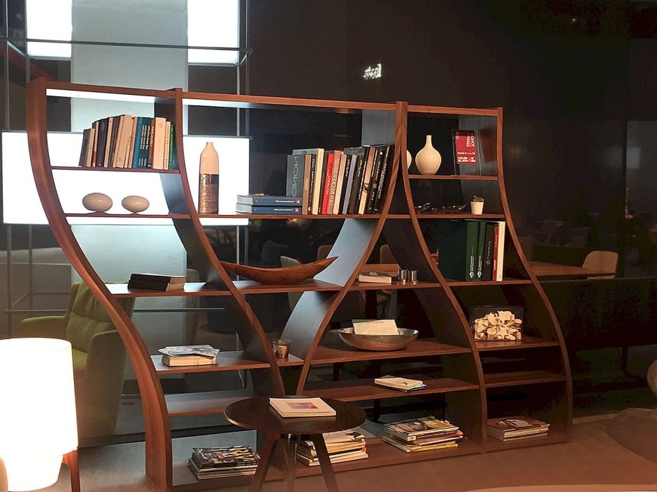 Книжные перегородки для зонирования