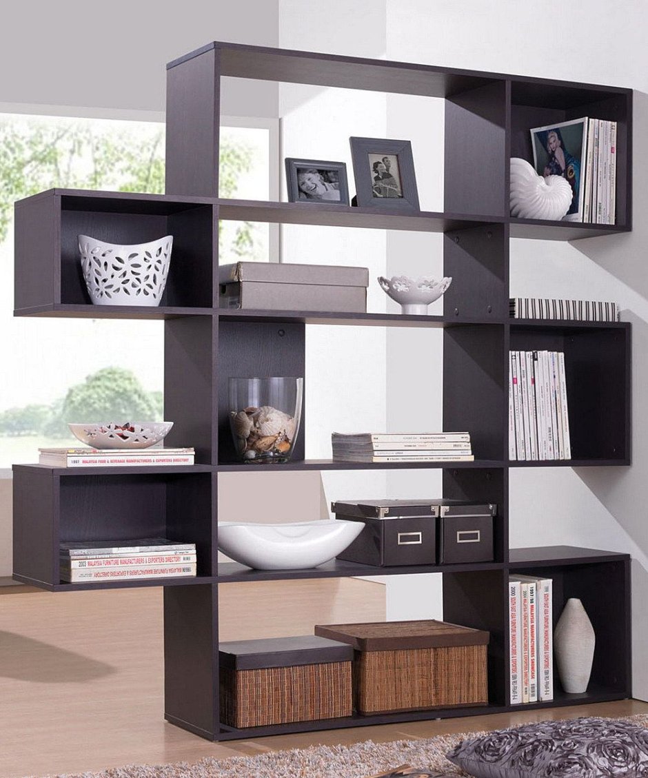 Стеллаж-перегородка для зонирования