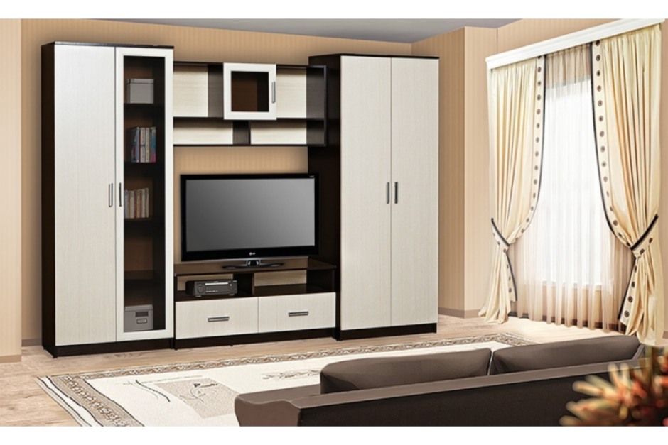 Стенка с двумя шкафами