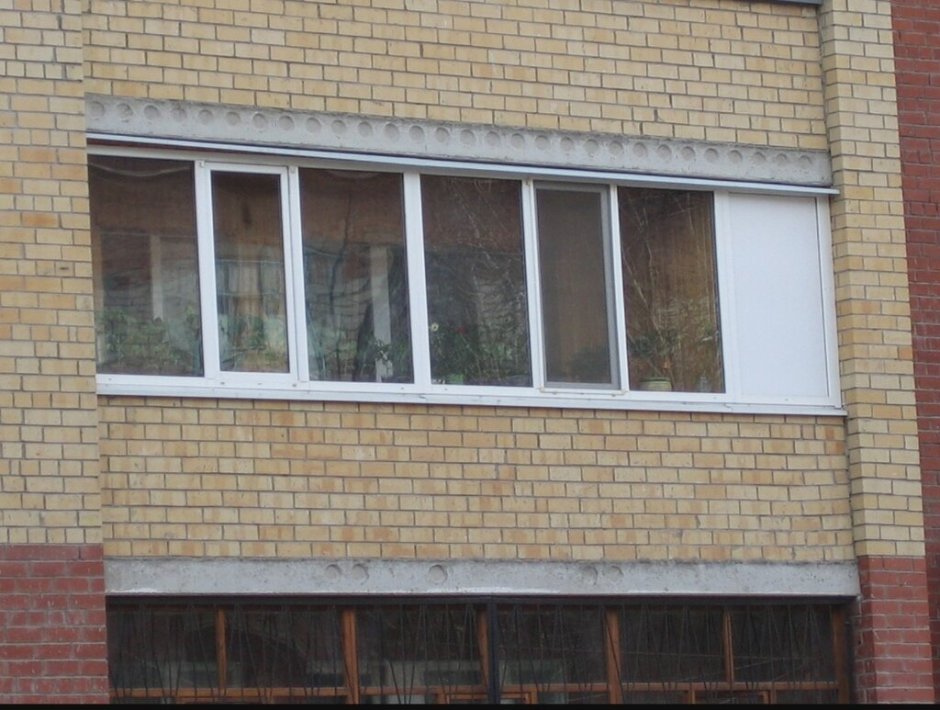 Лоджия снаружи