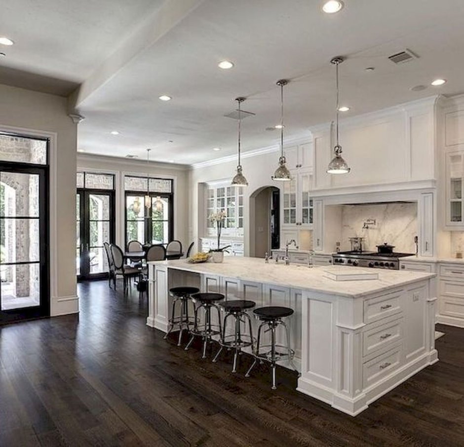 Кухня в американском доме