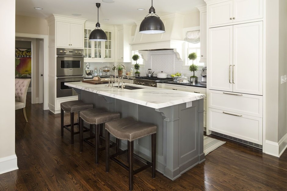 Кухня икеа Modern с островком