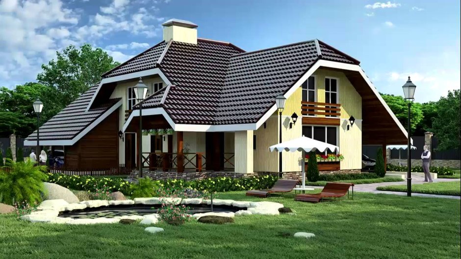 Проект крыши частного дома